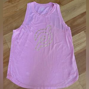 Peloton Size Medium Pink Tank Top